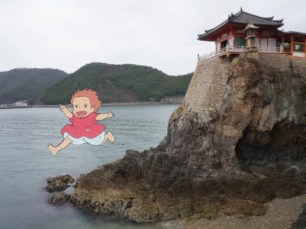 Ponyo Map Discover the Japanese fishing town that inspired… | Little White Lies