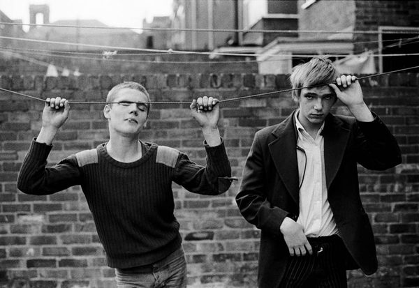 Glenn And Paul On The Washing Line, Youth Unemployment - Tish Murtha (c) Ella Murtha, all rights reserved