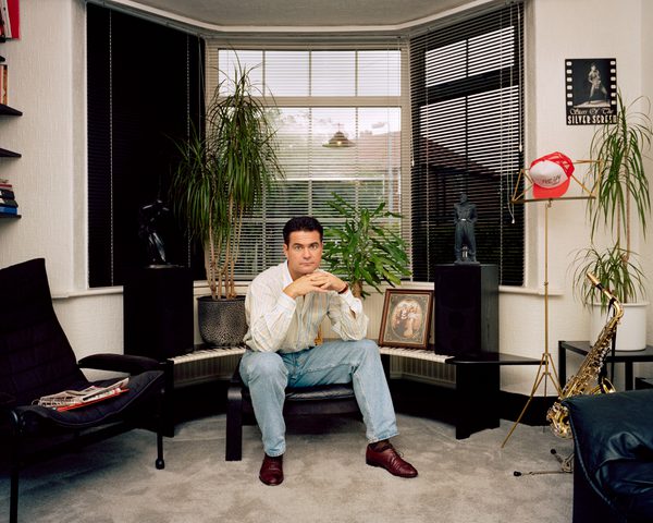 GB. England. From 'Signs of the Times'. 'I like to be surrounded by things that are visually impressive.' 1991.